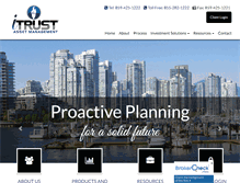 Tablet Screenshot of itrustonline.com